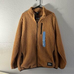 Eddie Bauer Men's Brown Fleece Jacket